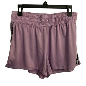 Bebe Purple Athletic Shorts Elastic Waist Lightweight M GUC